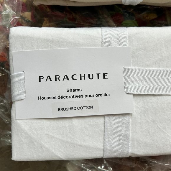 Parachute Brushed Cotton Sham Set "white" standard size - Picture 1 of 3